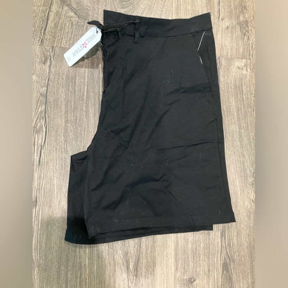 Red star black shorts size 32/14 nwt